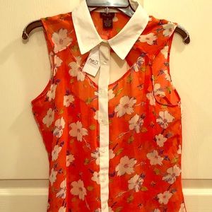 Floral print Rue21 tank top